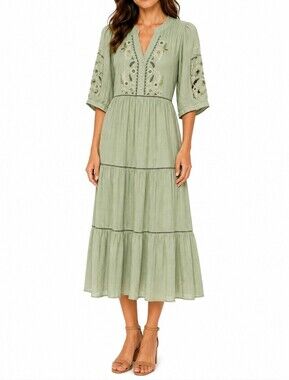 fig and flower embroidered dress Fig and Flower Dresses